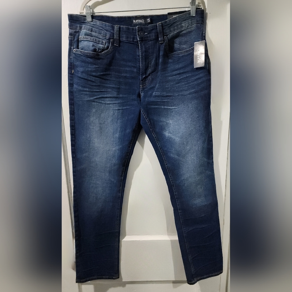 Buffalo David Bitton Dark Blue Slim Straight EVAN Jeans  size W34/L32